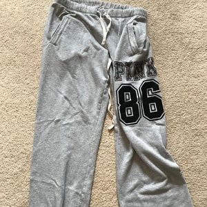 Pink Logo Sweatpants